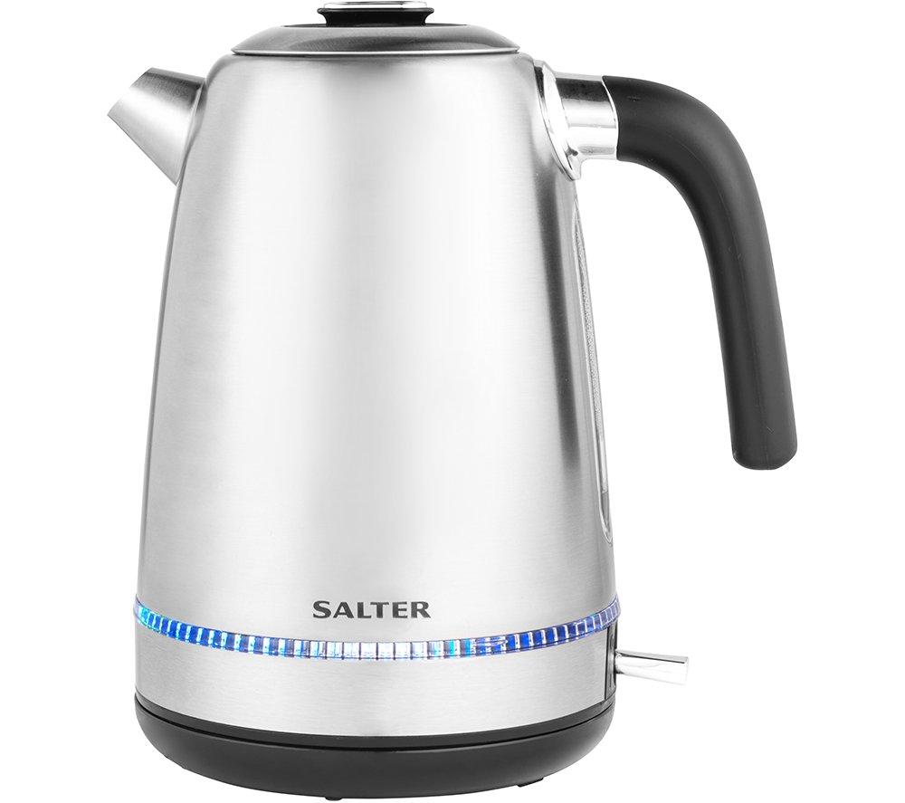 SALTER Lumie EK5557 Jug Kettle - Stainless Steel, Stainless Steel