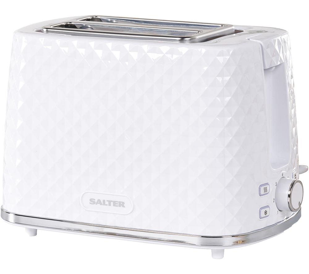 SALTER Glacier EK5575WHT 2-Slice Toaster - White