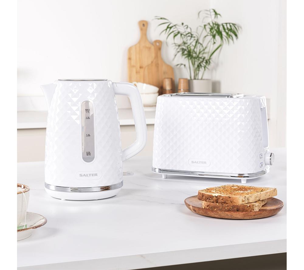 SALTER Glacier EK5575WHT 2-Slice Toaster - White image number 4 of 7