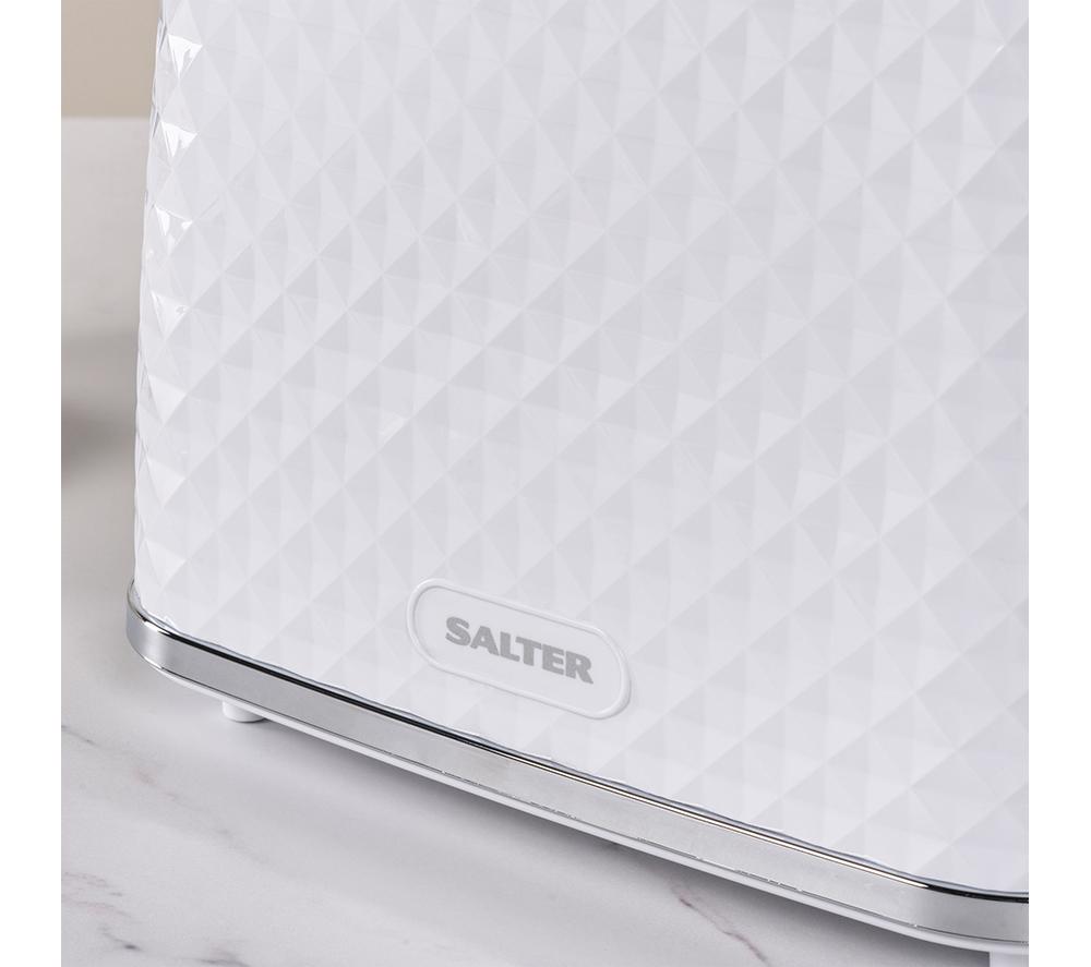 SALTER Glacier EK5575WHT 2-Slice Toaster - White image number 6 of 7
