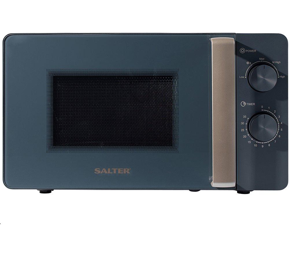 SALTER Marino EK5652BGRY Solo Microwave - Blue Grey, Blue,Silver/Grey