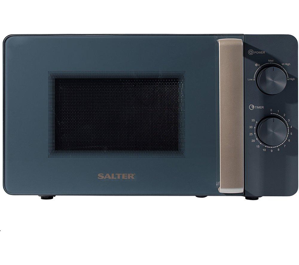 SALTER Marino EK5652BGRY Solo Microwave - Blue Grey