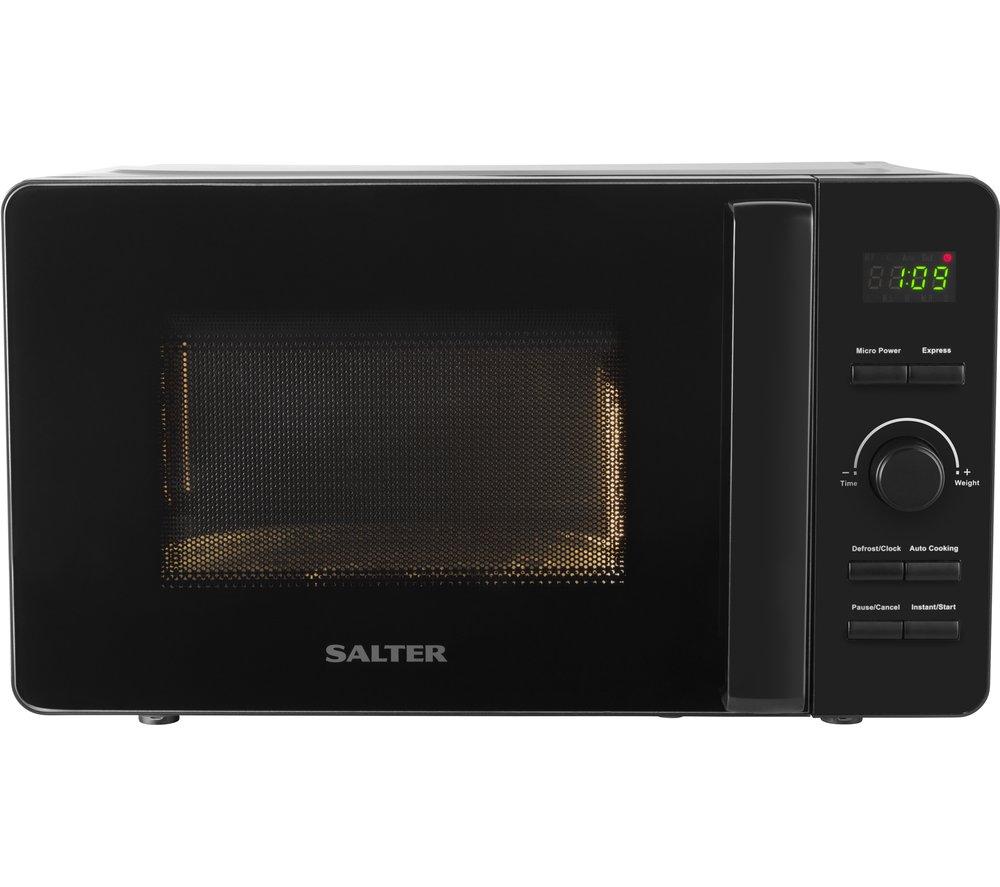 SALTER Kuro EK5653MBLK Solo Microwave - Black, Black