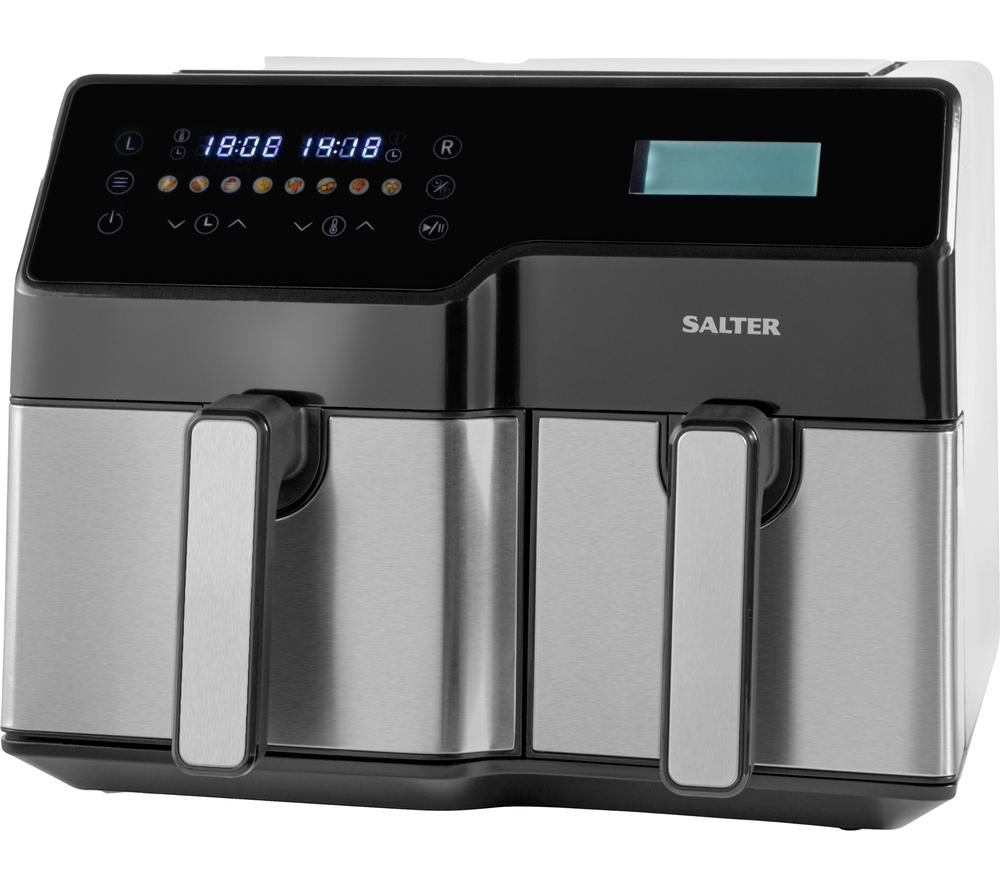 Salter EK4628 1800W 8L Digital Air Fryer Black And Stainless Steel