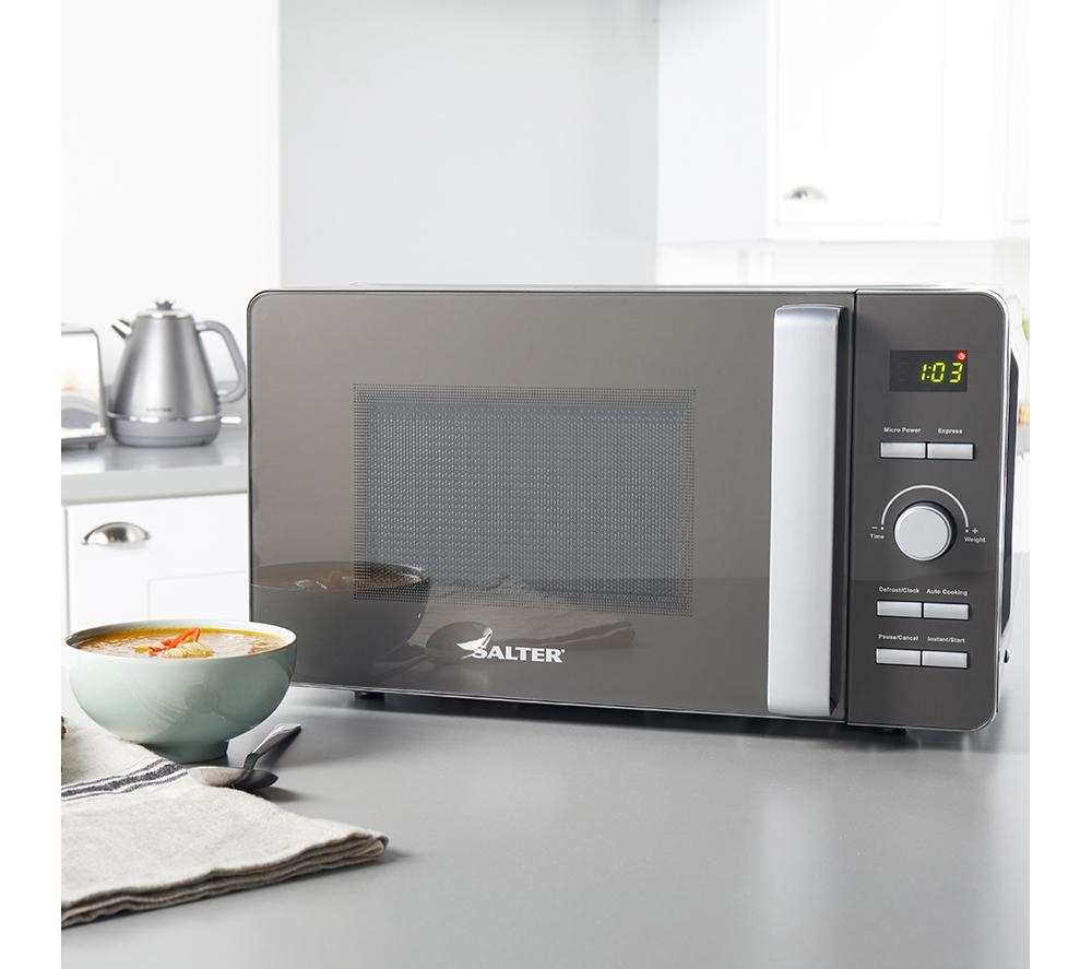 SALTER Cosmos EK5653 Solo Microwave - Grey image number 2 of 7