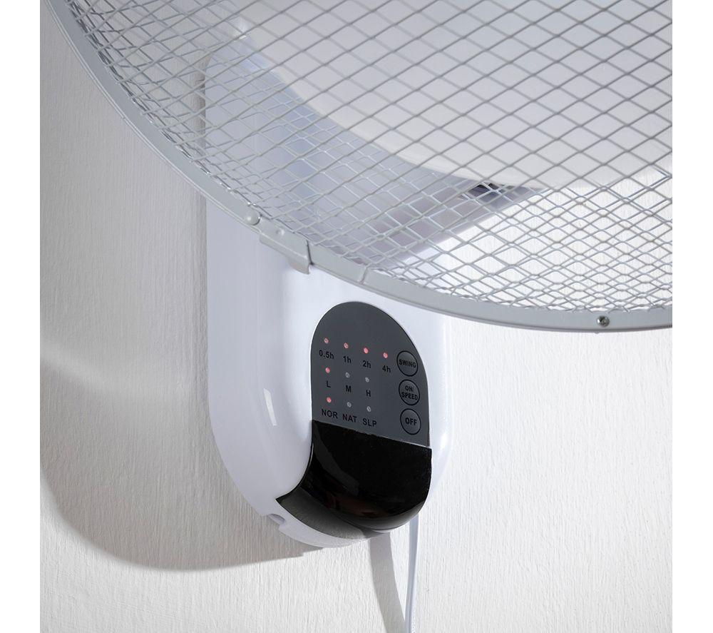 DAEWOO COL1577GE 16" Wall Mounted Fan - White image number 3 of 3