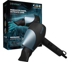 REVAMP Progloss Hydro Shield X Shine DR-6000 Hair Dryer - Black