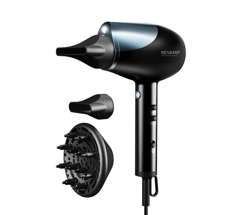 REVAMP Progloss Hydro Shield X Shine Hair Dryer - Black image number 8 of 8