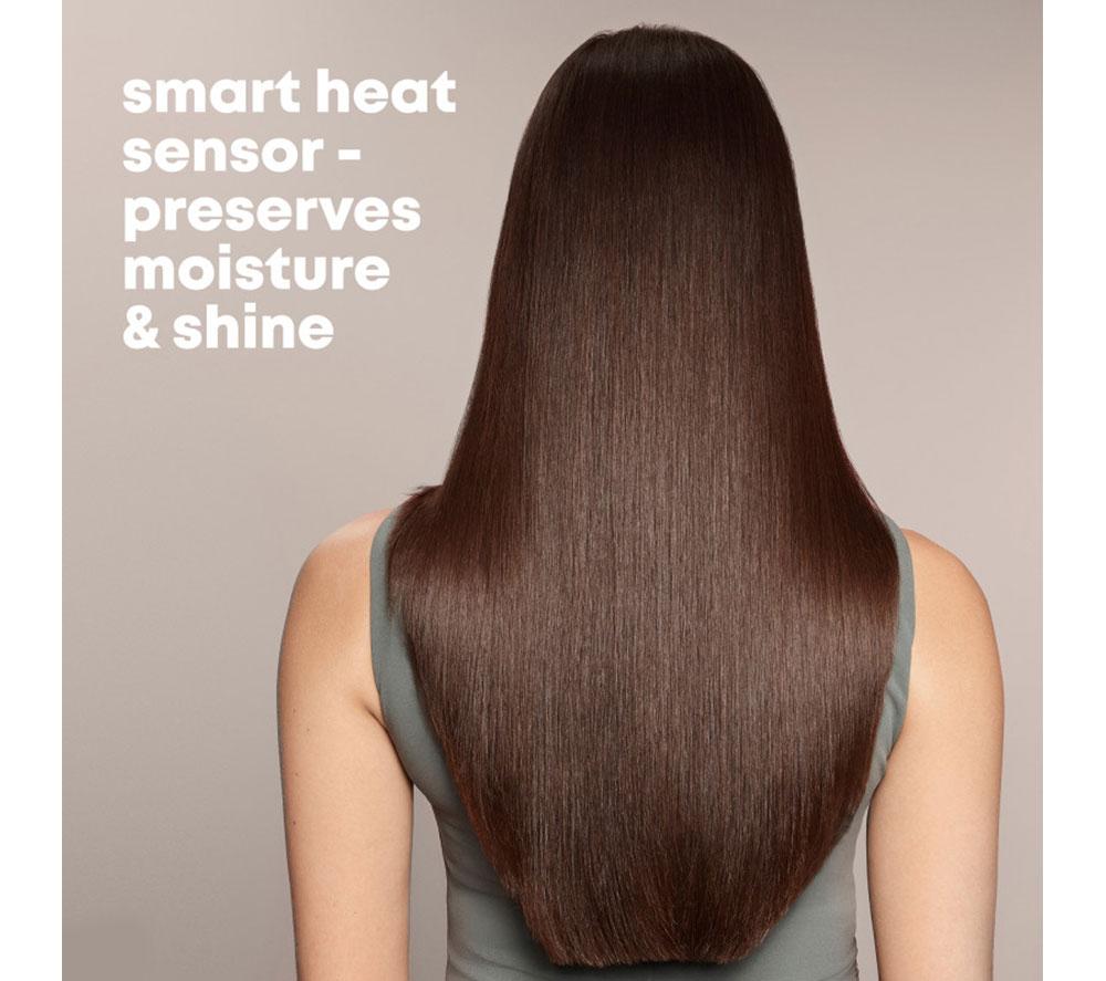 REVAMP Hydro Shield X Shine Ceramic Hair Straightener - Black image number 4 of 8