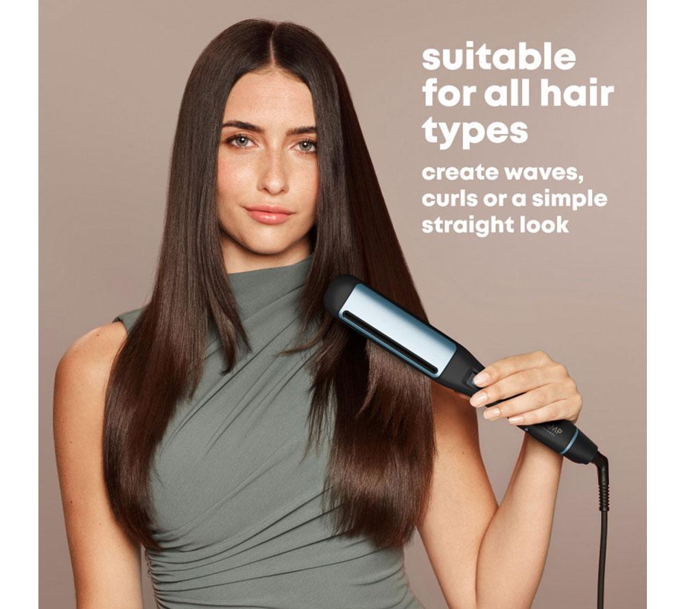 REVAMP Hydro Shield X Shine Ceramic Hair Straightener - Black image number 6 of 8