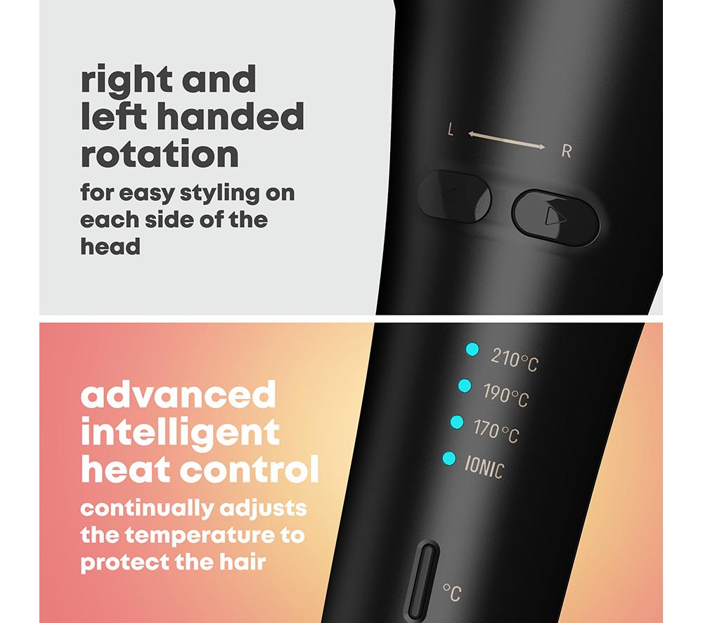 REVAMP Hollywood Wave Auto-Rotate Ceramic Curler - Black image number 3 of 7