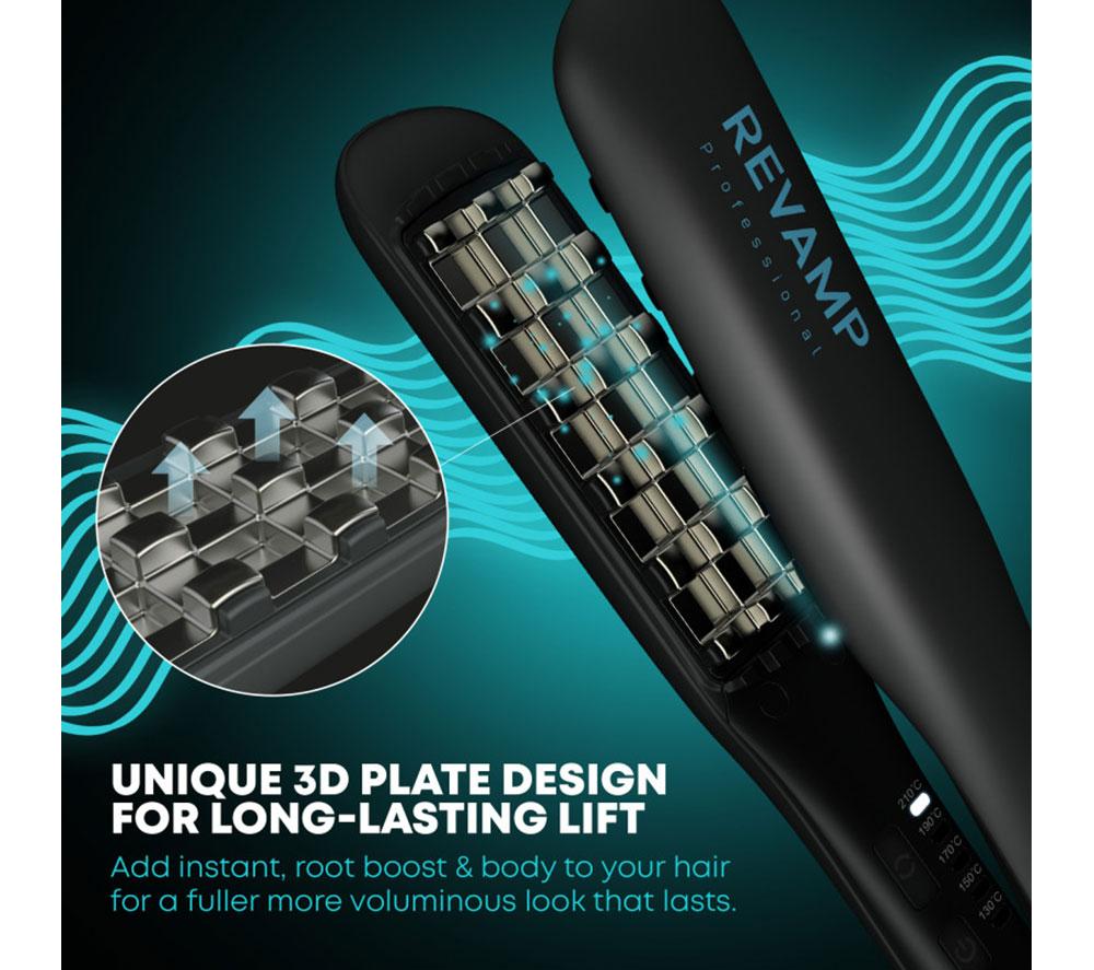 REVAMP Volume & Lift Ceramic Volumiser - Black image number 2 of 8