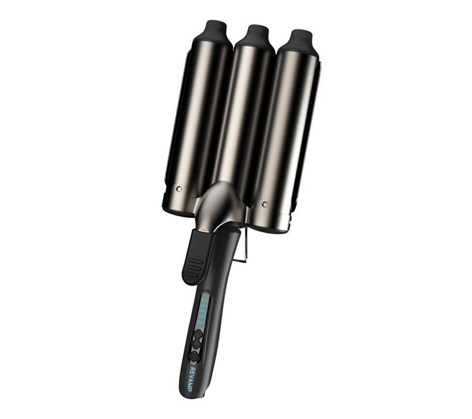 REVAMP Boho Beach Waver XL Professional Ceramic Waver - Black