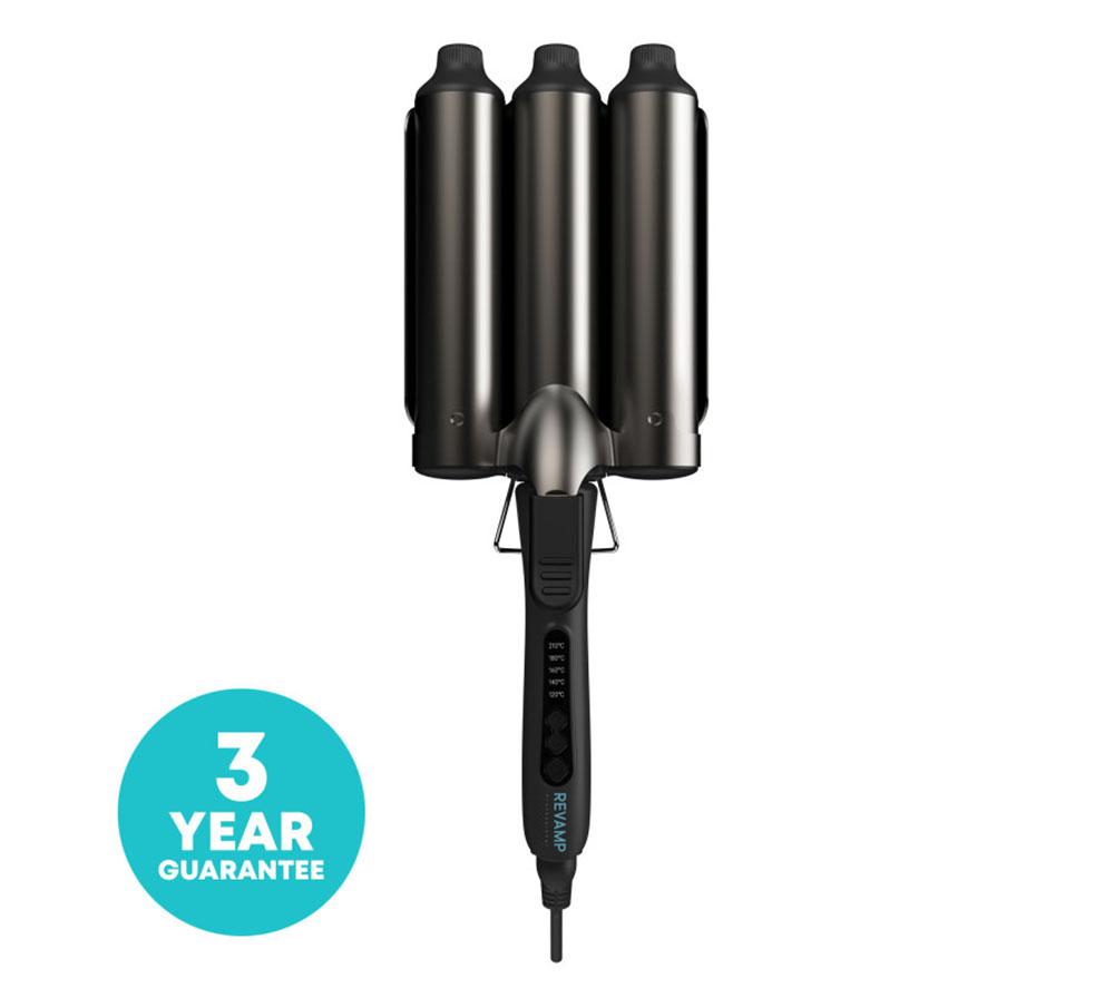 REVAMP Boho Beach Waver XL Professional Ceramic Waver - Black image number 7 of 7