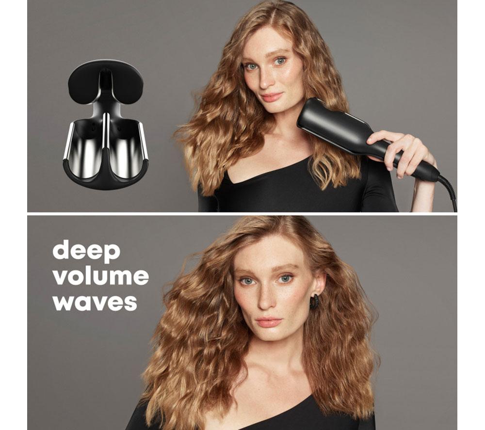 REVAMP 2-in-1 Beach & Volume Professional Ceramic Waver - Black image number 5 of 8