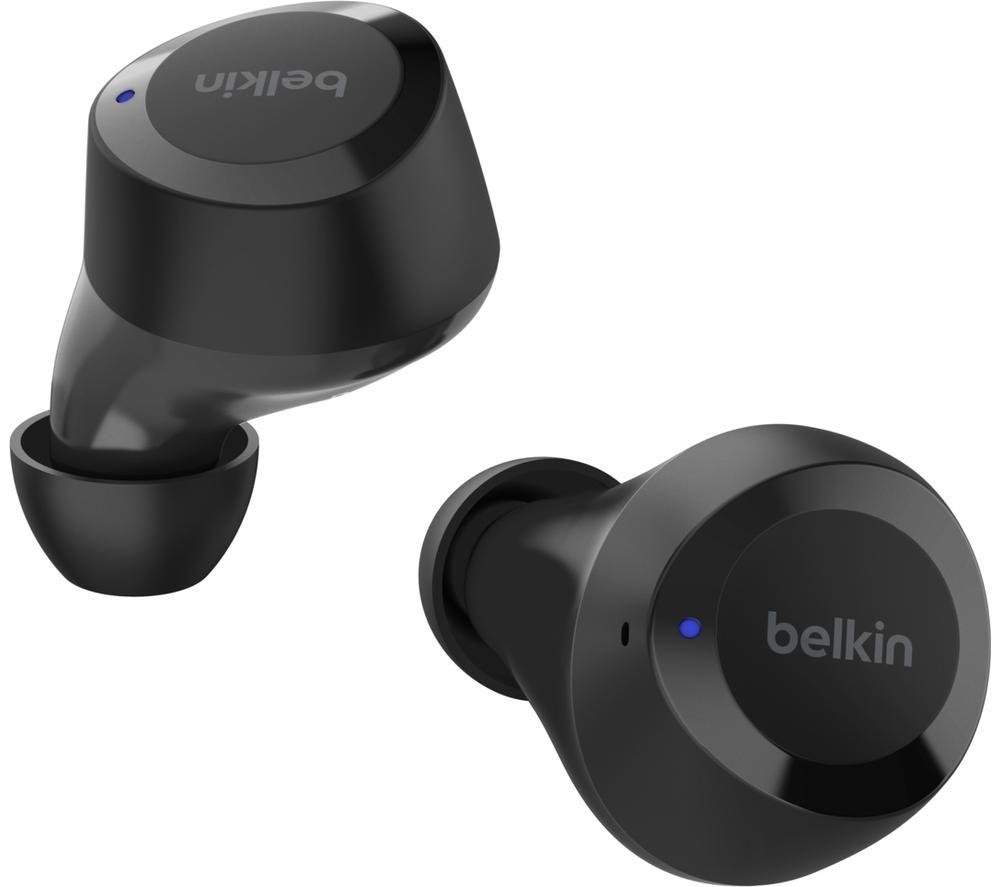 BELKIN SoundForm Bolt Wireless Bluetooth Earbuds - Black, Black