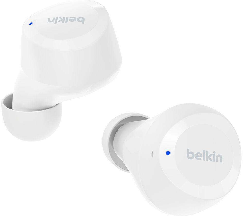 BELKIN SoundForm Bolt Wireless Bluetooth Earbuds - White, White