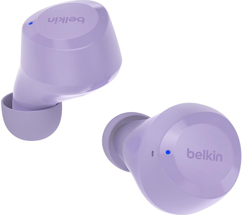 BELKIN SoundForm Bolt Wireless Bluetooth Earbuds - Lavender, Purple