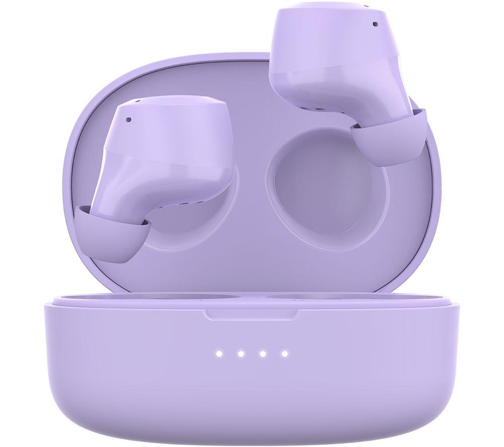 BELKIN SoundForm Bolt Wireless Bluetooth Earbuds - Lavender image number 3 of 10