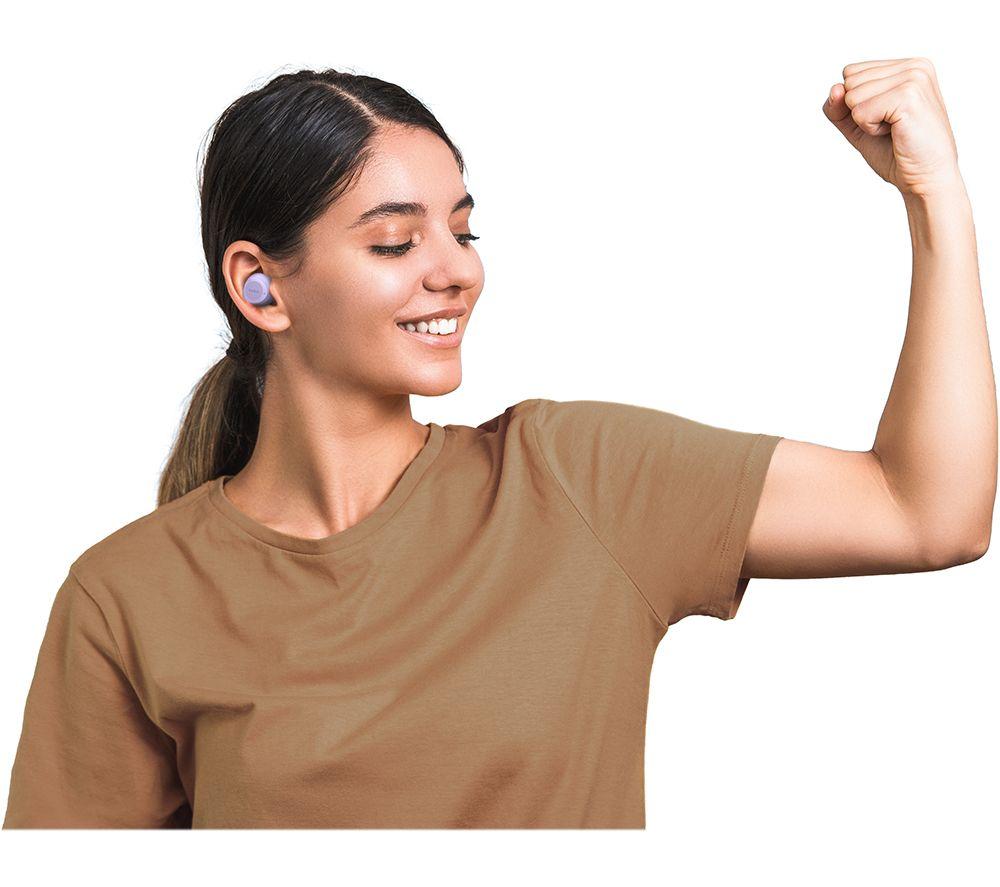 BELKIN SoundForm Bolt Wireless Bluetooth Earbuds - Lavender image number 6 of 10