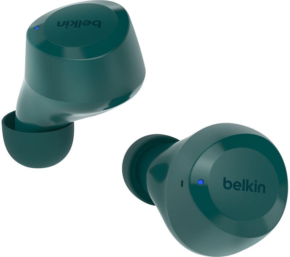 BELKIN SoundForm Bolt Wireless Bluetooth Earbuds - Teal, Blue,Green