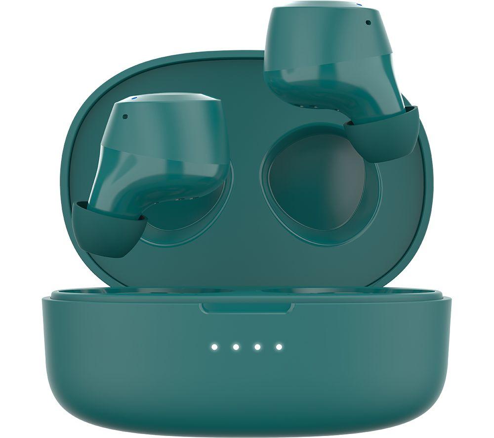 BELKIN SoundForm Bolt Wireless Bluetooth Earbuds - Teal image number 3 of 9
