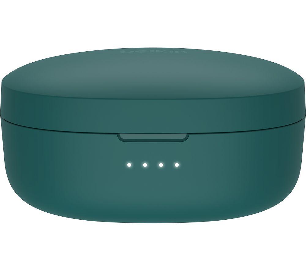 BELKIN SoundForm Bolt Wireless Bluetooth Earbuds - Teal image number 4 of 9