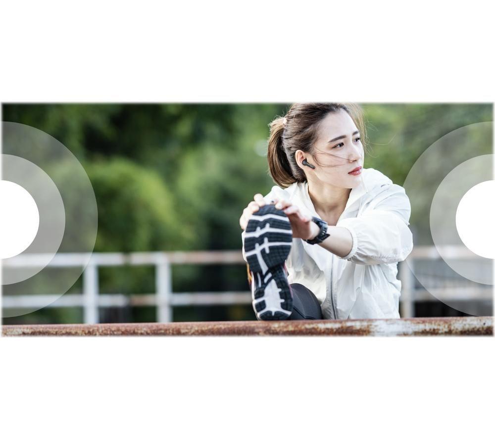 BELKIN SoundForm Flow AUC006BTBK Wireless Bluetooth Noise-Cancelling Earbuds - Black image number 10 of 11