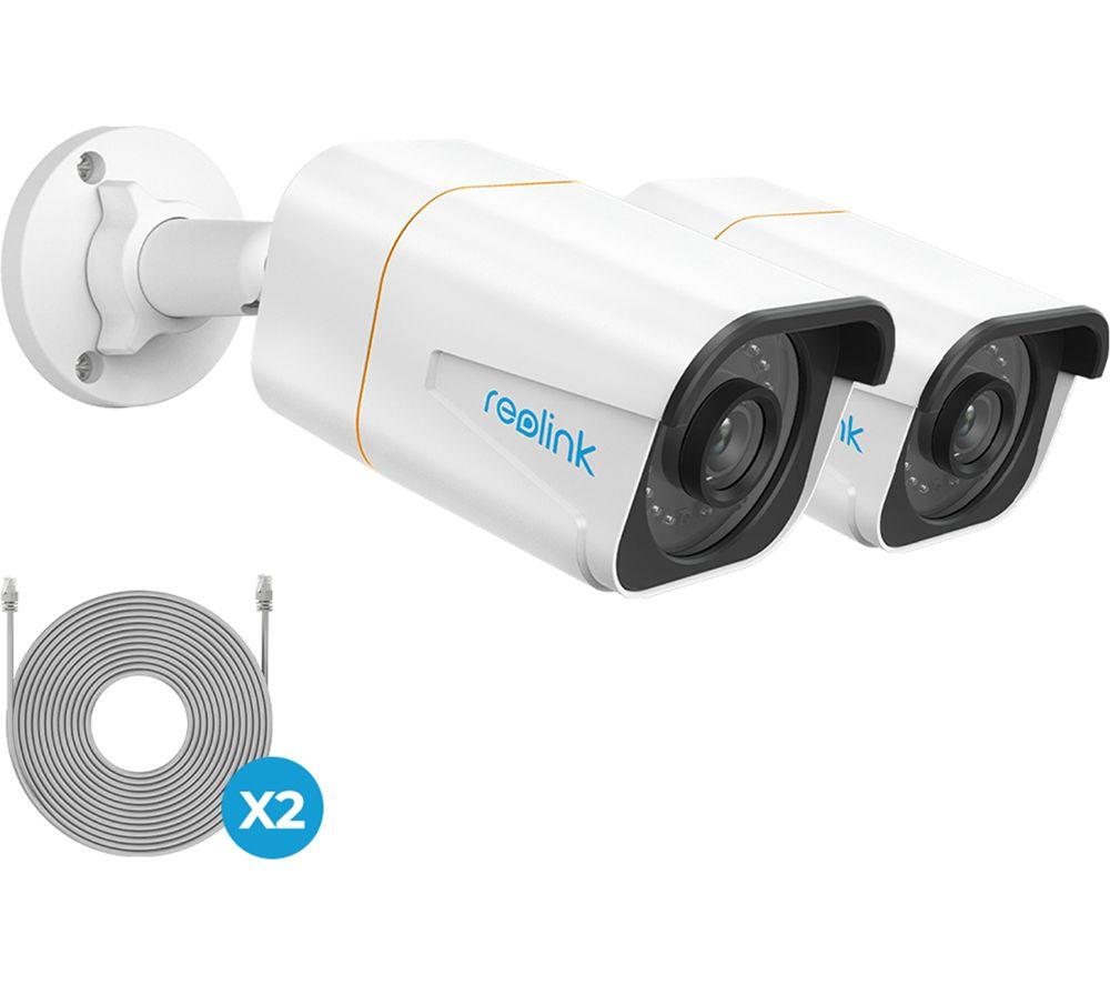 REOLINK B5K 4K Ultra HD NVR Security Camera Kit - 2 Cameras, White