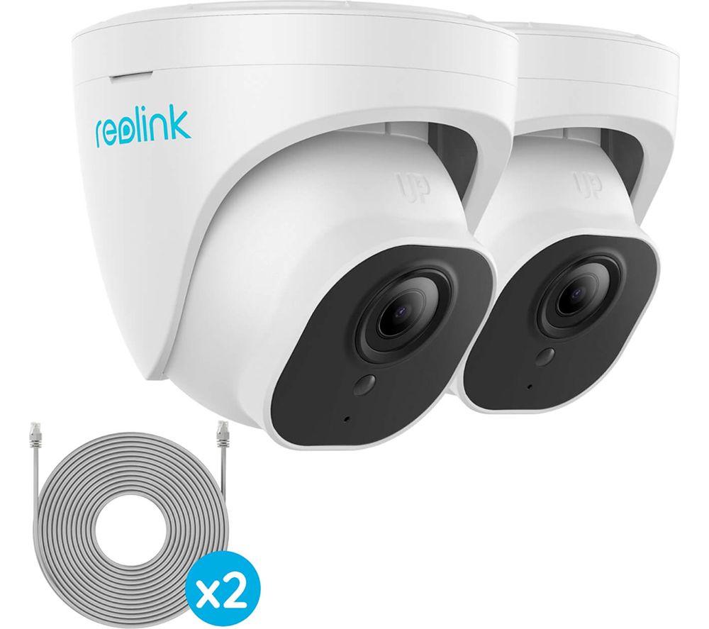 REOLINK D5K 4K Ultra HD NVR Security Camera Kit - 2 Cameras, White