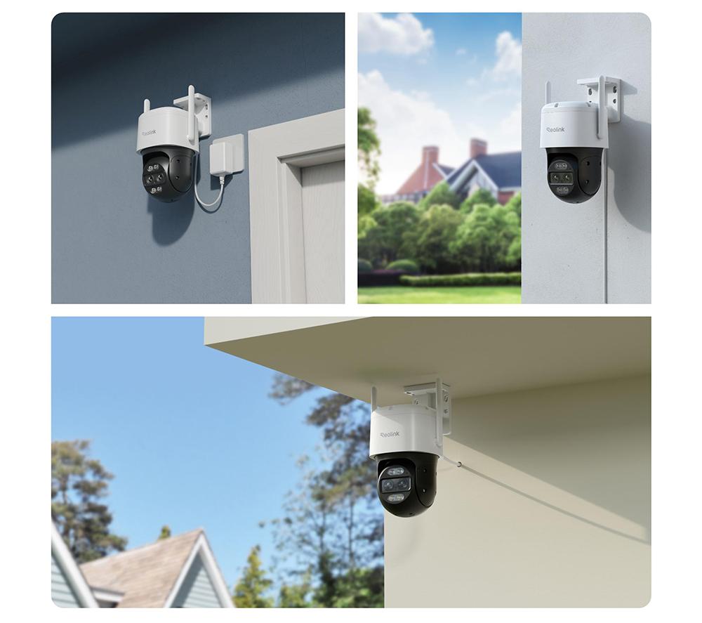 REOLINK TrackMix Series 4K Ultra HD WiFi Security Camera with 64 GB Memory Card - White image number 11 of 11