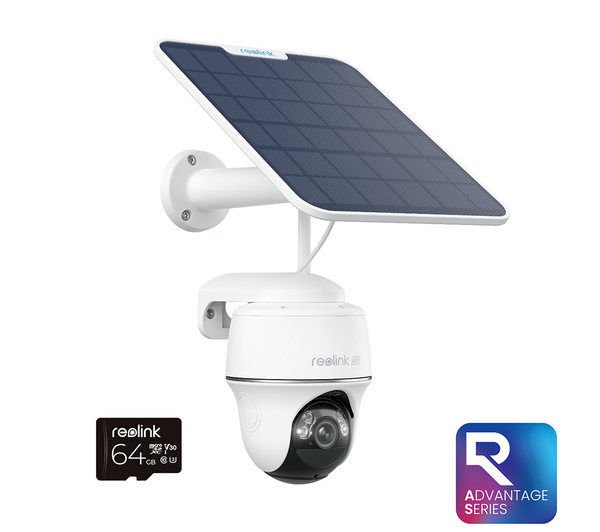 REOLINK Argus PT Ultra 4K Ultra HD WiFi Security Camera with Solar Panel - White REOLINK Argus PT Ultra 4K Ultra HD WiFi Security Camera with Solar Panel - White