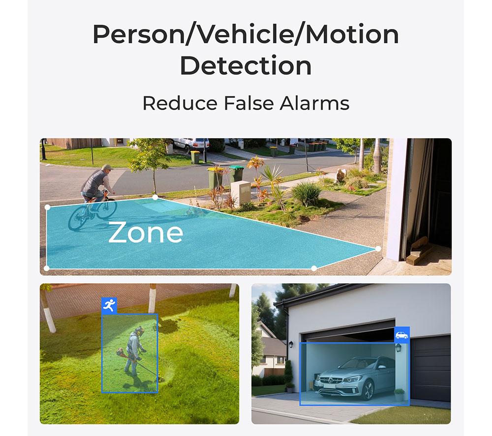 REOLINK TrackMix Series G770 4K 4G LTE Battery Outdoor Security Camera with Solar Panel & 64 GB Memory Card - White image number 10 of 12