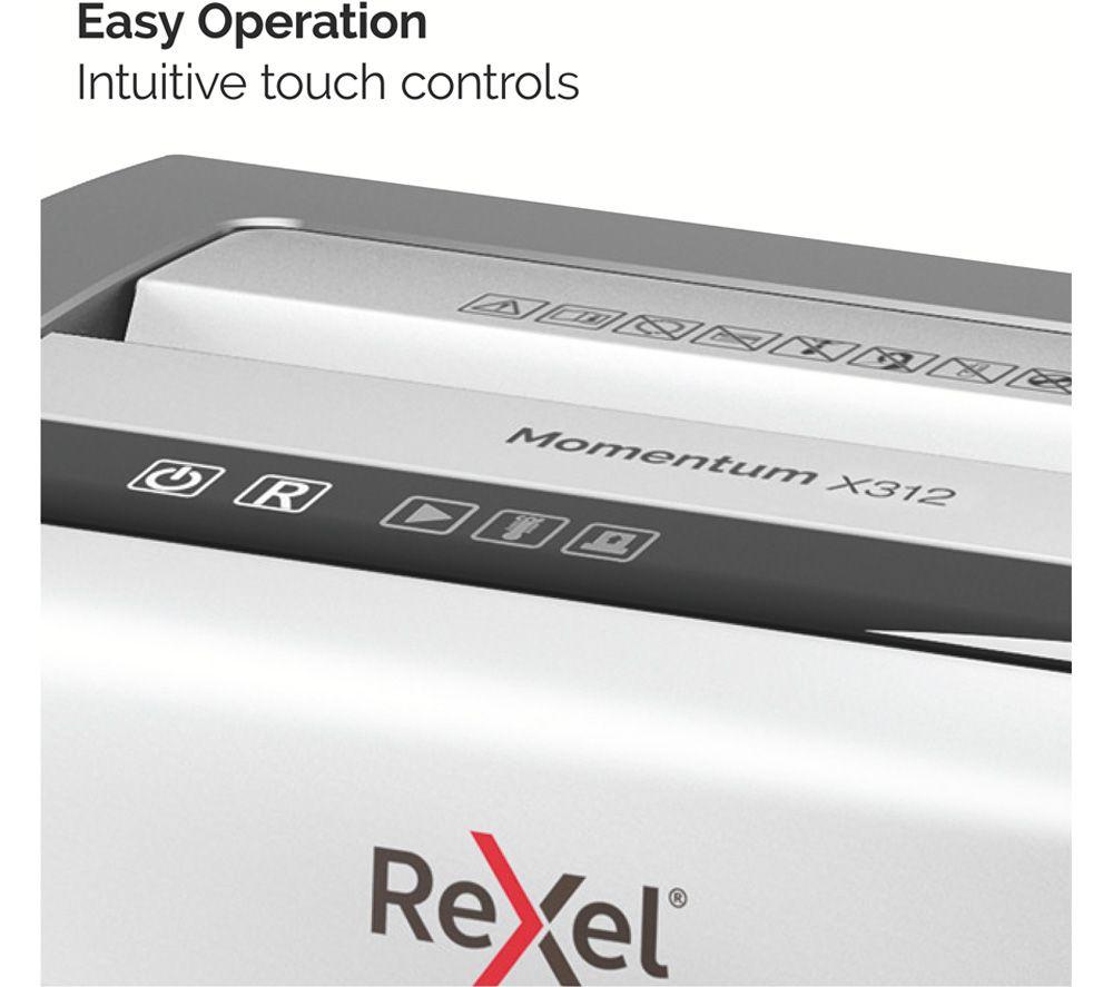 REXEL Momentum X312 Cross Cut Paper Shredder image number 7 of 10