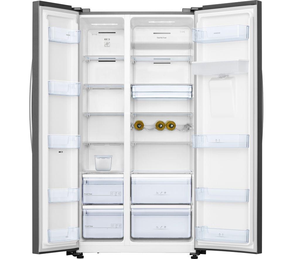 Buy KENWOOD KSBSDB23 American Style Fridge Freezer Black Currys