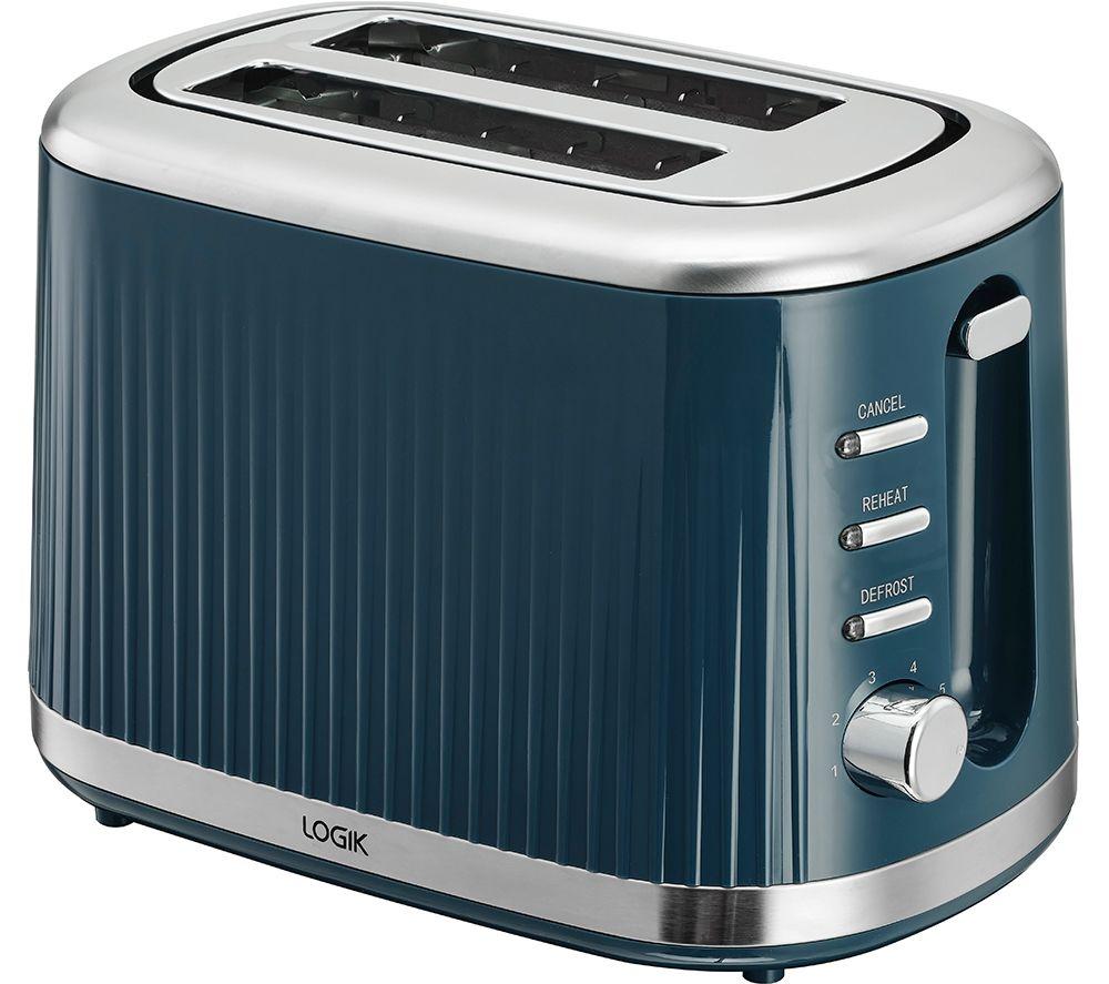 LOGIK L02PTBU23 2Slice Toaster Blue
