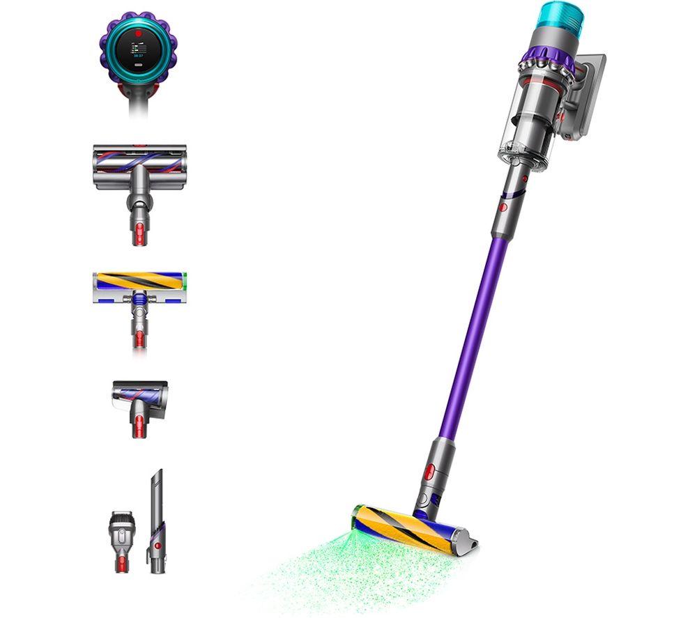 DYSON Gen5detect Absolute Cordless Vacuum Cleaner - Nickel & Blue, Blue,Silver/Grey