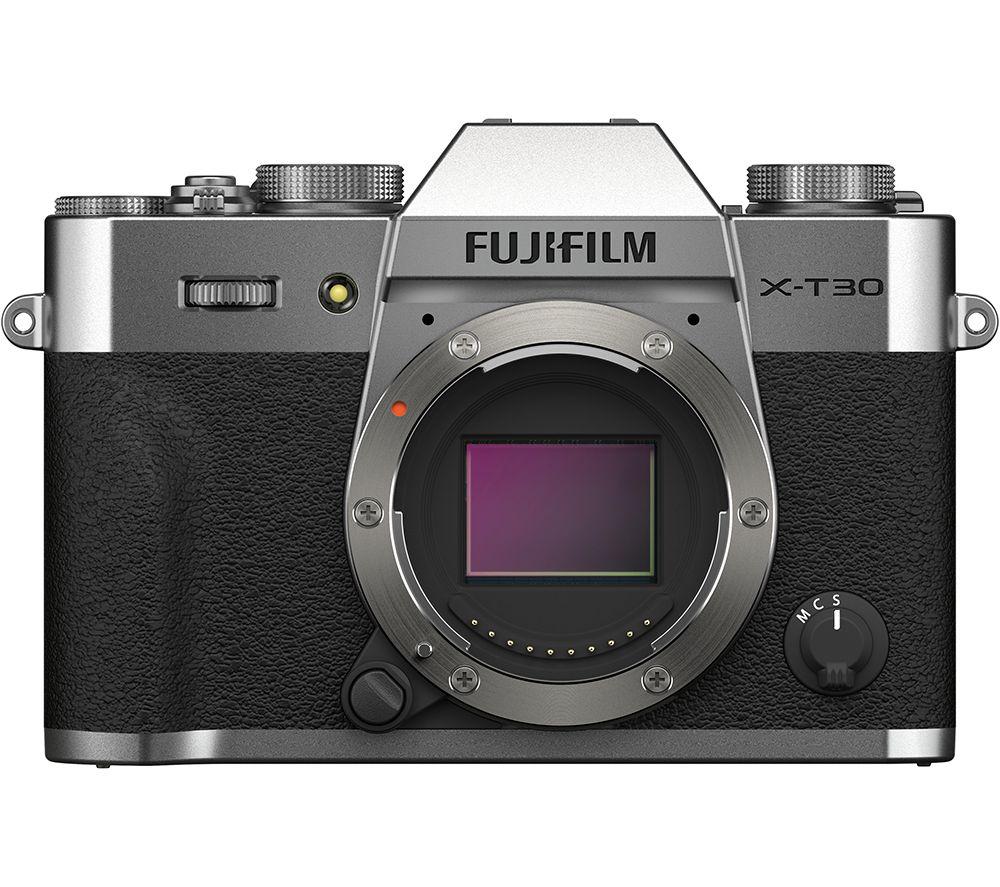 FUJIFILM X-T30 II Mirrorless Camera - Silver, Body Only, Silver/Grey