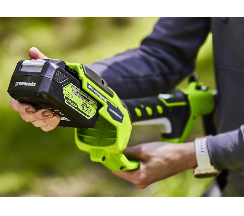GREENWORKS GWGSK24B4 24 V Starter Kit with 4 Ah Battery & Charger image number 3 of 5
