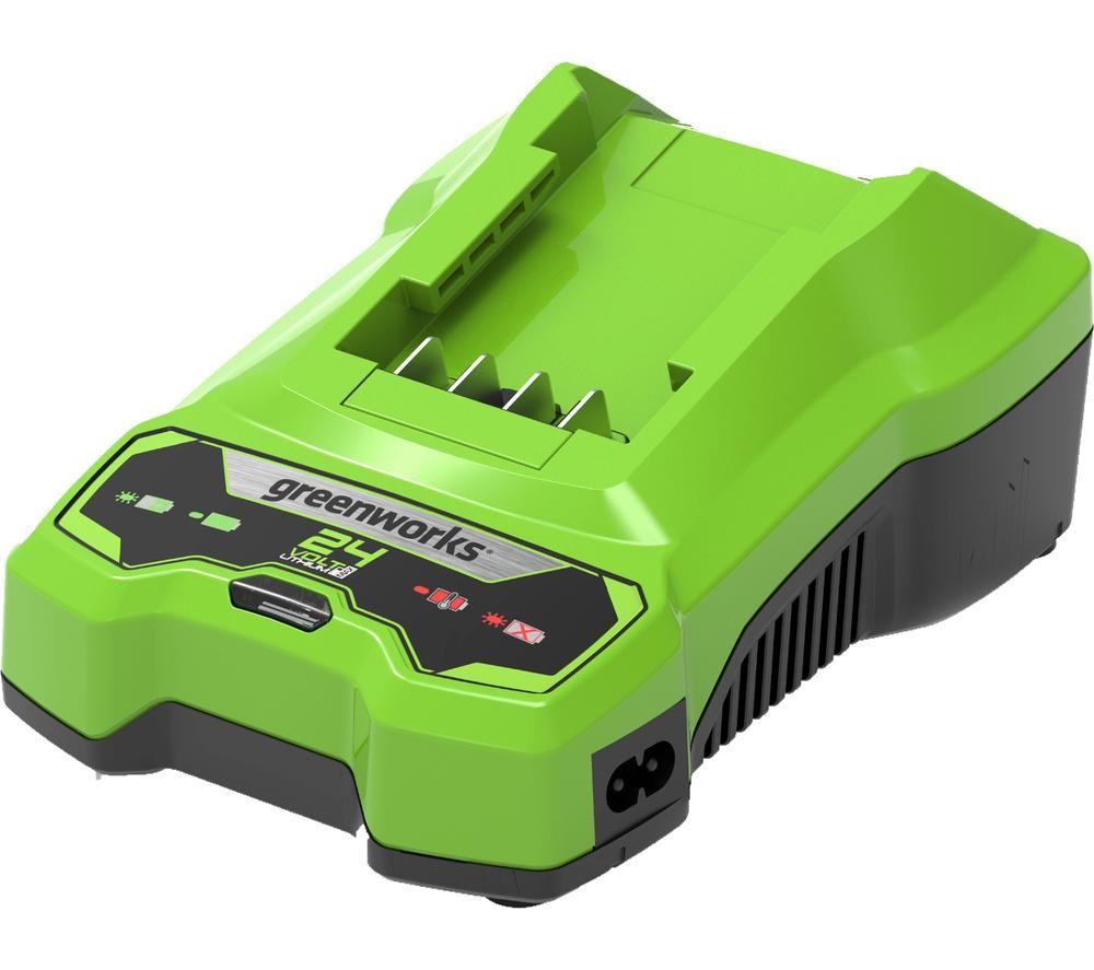 GREENWORKS GWGSK24B4 24 V Starter Kit with 4 Ah Battery & Charger image number 4 of 5