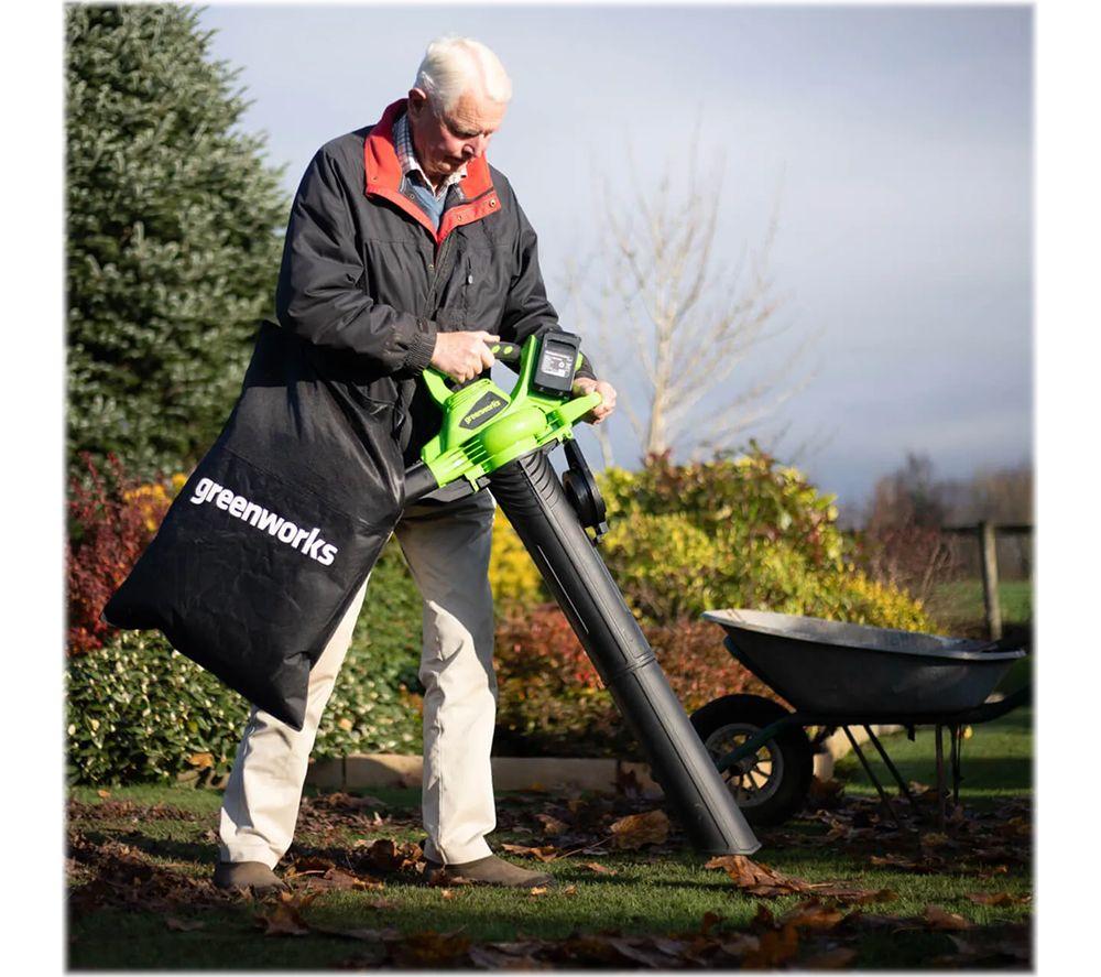 Greenworks leaf deals blower vacuum