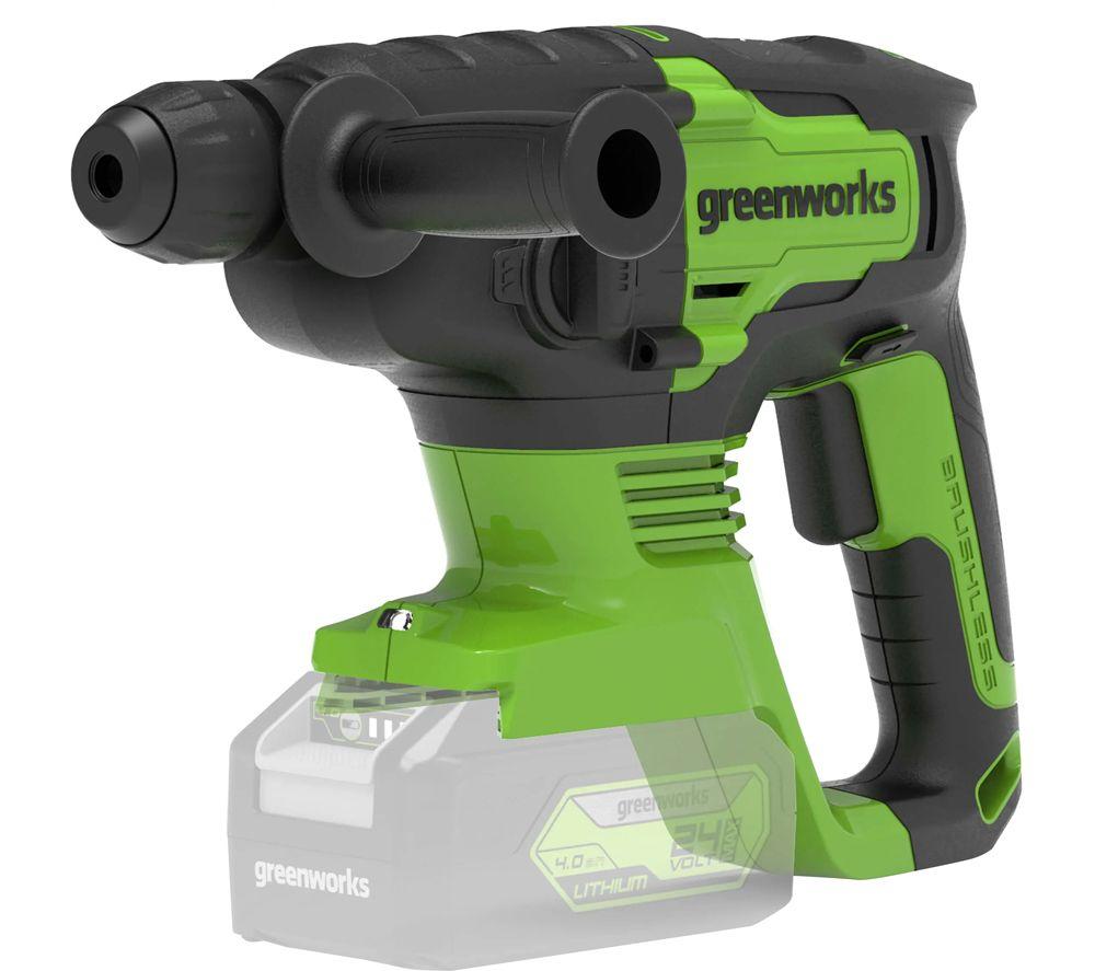 GREENWORKS GWGD24SDS2 Cordless Hammer Drill review