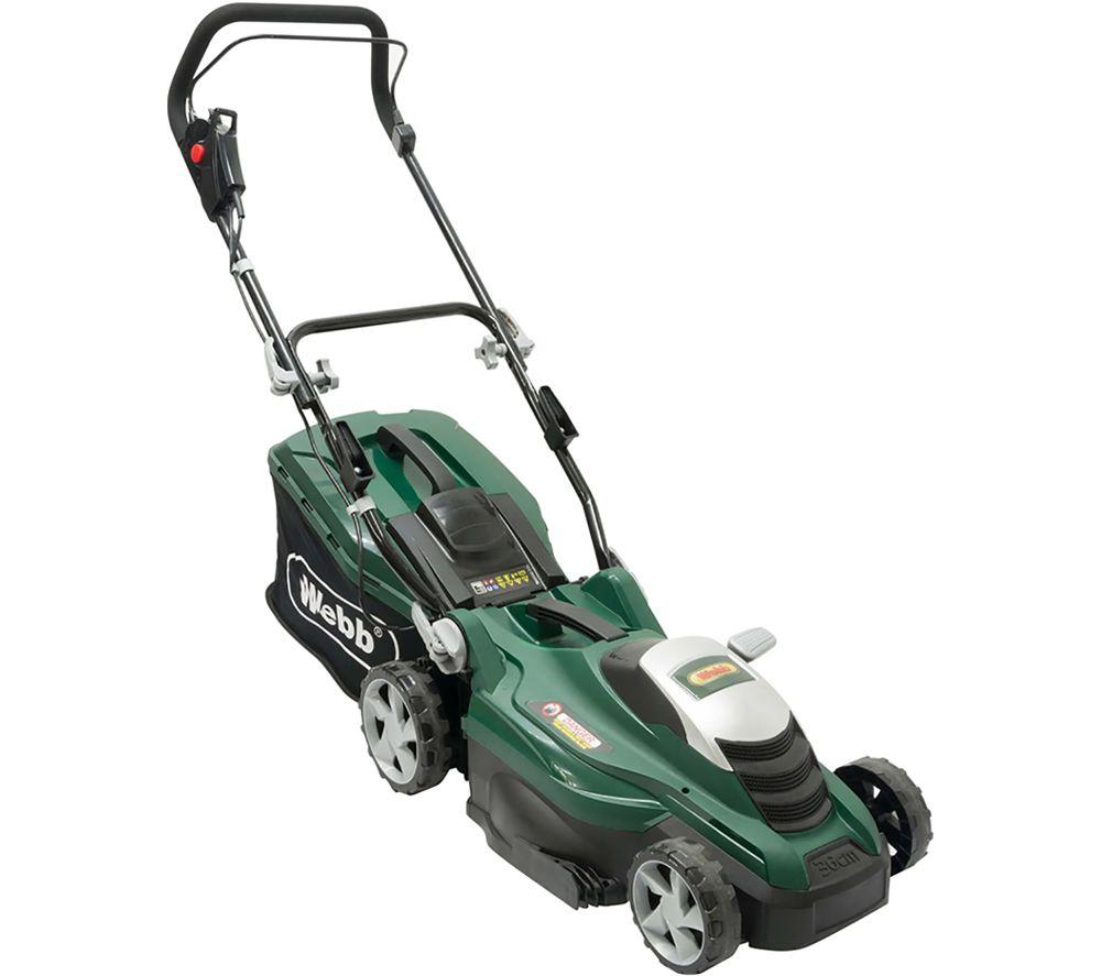 WEBB Classic WEER36 Corded Rotary Lawn Mower - Green image number 2 of 10