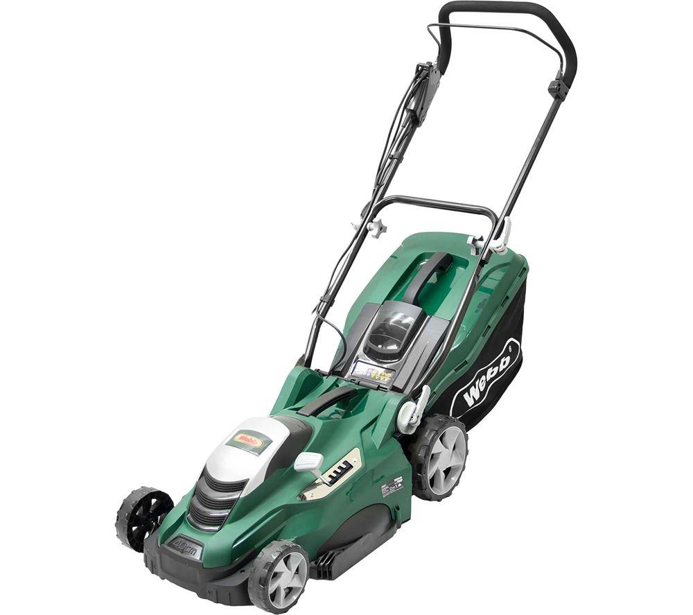 WEBB Classic WEER40 Corded Rotary Lawn Mower - Green