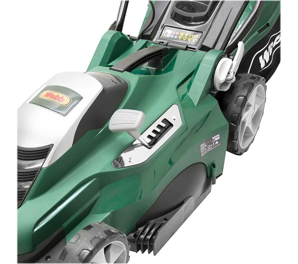 WEBB Classic WEER40 Corded Rotary Lawn Mower - Green image number 4 of 12