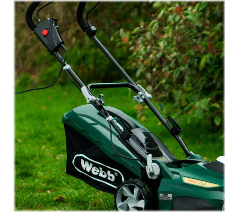 WEBB Classic WEER40 Corded Rotary Lawn Mower - Green image number 9 of 12