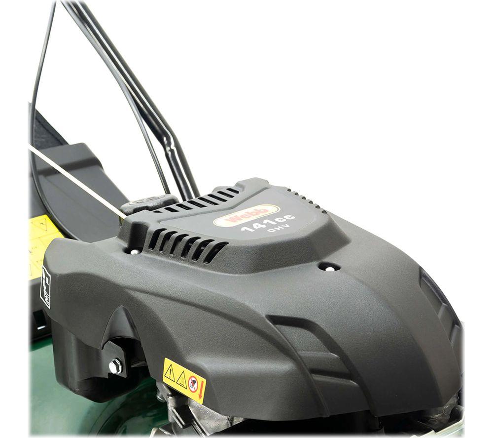 WEBB Classic WER460SP Petrol Rotary Lawn Mower - Black & Green image number 6 of 9