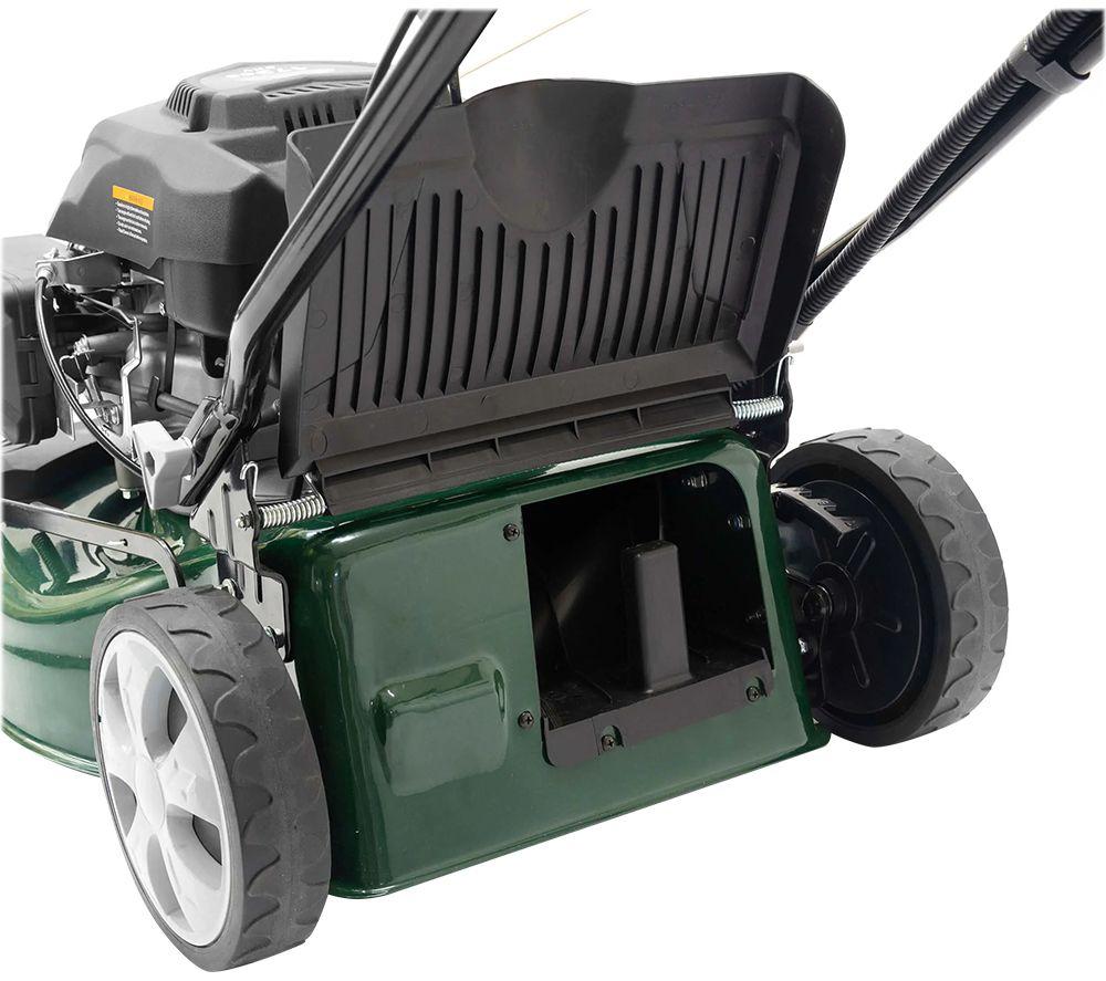 WEBB Classic WER46OES Self Propelled Electric Start Petrol Rotary Lawnmower - Black image number 5 of 13