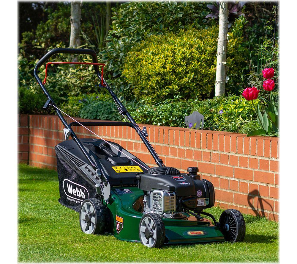 WEBB Supreme WER18HP4 Rotary Lawn Mower - Black & Green image number 8 of 11