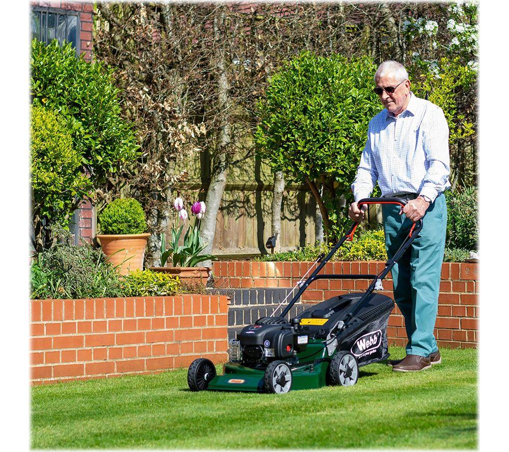 WEBB Supreme WER18HP4 Rotary Lawn Mower - Black & Green image number 10 of 11